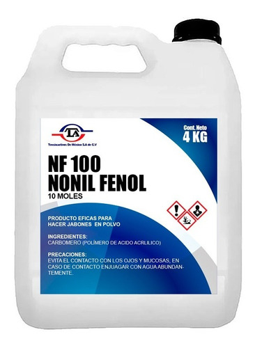 Nonil Fenol De 10 Moles 4 Kg