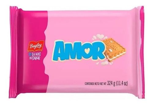 Galletitas Amor Rellenas Tripack Mediano