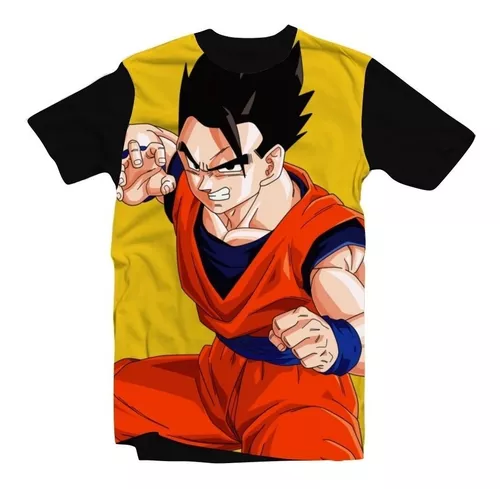 Camiseta/camisa Infantil Gohan Dragon Ball - Filho Goku