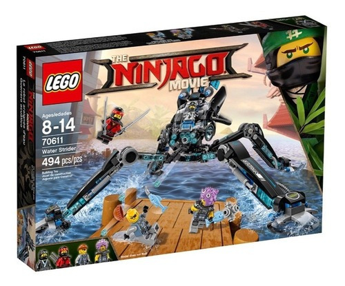 Lego Ninjago Movie Water Strider 494 Piezas Modelo 70611