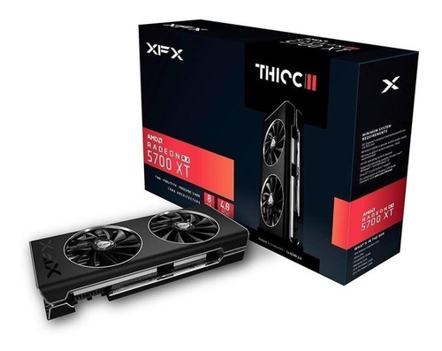 Tarjeta de video AMD XFX  THICC II Radeon RX 5700 Series RX 5700 XT RX-57XT8DFD6 8GB