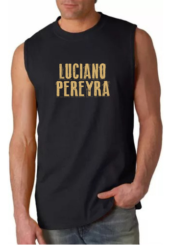 Musculosa Personalizada En Vinilo Luciano Pereyra