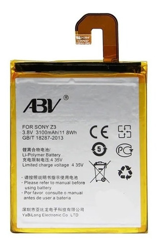 Bateria Compatible Sony Xperia Z3 D6653 D6633 + Instalacion