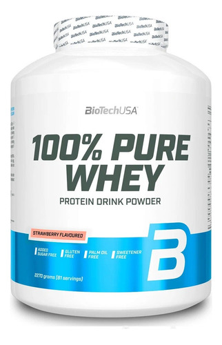 Biotech 100% Pure Whey Sabor Frutilla 5lb 81sv