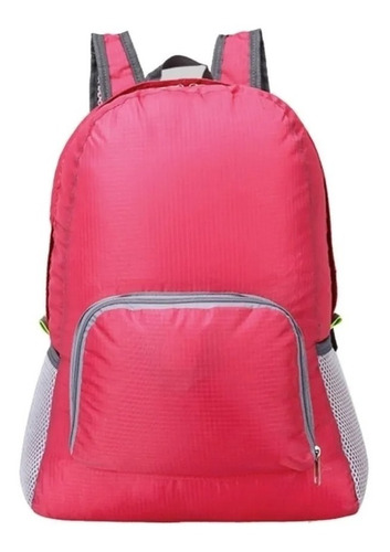 Mochila Bolso Plegable Convertible 2 En 1 Para Viaje De Nylo