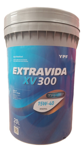 Ypf Extra Vida Xv 300 15w40 X 20l (balde)