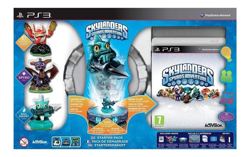 Box Lacrado Skylanders Spyros Adventure Pra Ps3 Playstation3