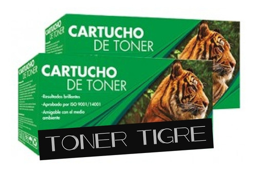 Pack 2 Toner Tigre W1105x 105x 107w 135x Sin Chip 1,500 Pag.