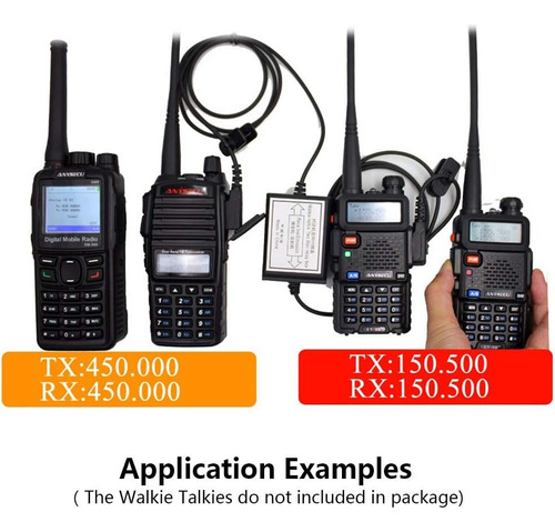 Repetidor De Transmision De Radio D Mano Tx/rx Banda Uhf Vhf