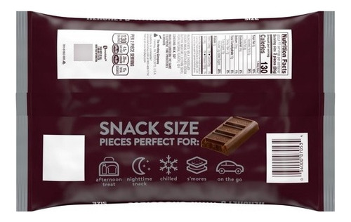 Hershey's Caramelo De Chocolate Con Leche Snack 293gr