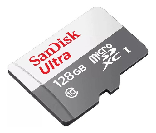 Tarjeta de memoria SanDisk SDSQUNS-128G-GN6TA Ultra con adaptador SD 128GB
