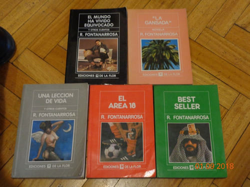 Lote De 6 Libros De R. Fontanarrosa. Ediciones De La Flor