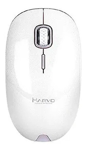 Mouse Inalámbrico Marvo M101rd 1600dpi Mouse Oficina Color Blanco