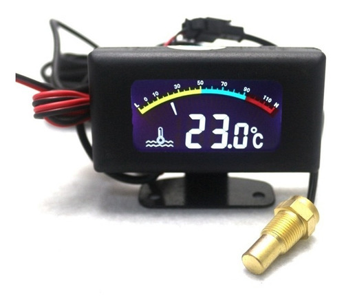 Medidor Temperatura Água Digital Carro Sensor Led Tunning