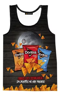 Camisas Regatas Engraçadas Doritos Estampadas Em 3d Sem Mang