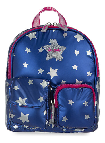Bolsa Niñas Backpack Cloe Aladril Mediano Color Azul