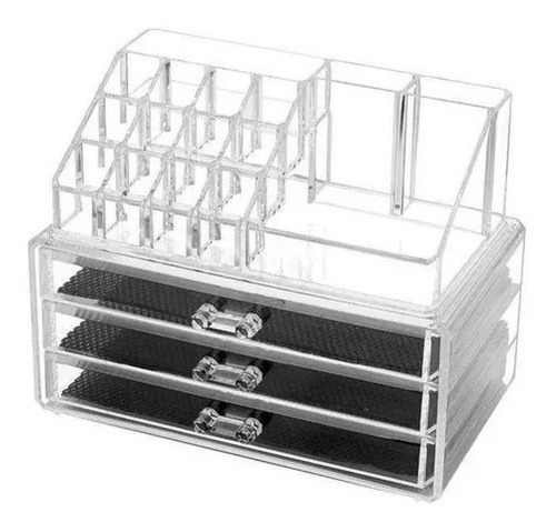 Organizador Acrilico D Maquillaje Caja Organizadora 4cajones