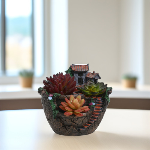 Flores Artificiales Bestomz Micro Landscape Y Plantas Sucule