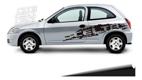 Calco Chevrolet Celta 3 Puertas Paint Mark Precio Por Lado
