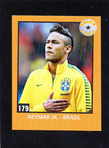 Figurita Idolos 2018, N° 179 Neymar Jr. Brasil, Mira!!!!