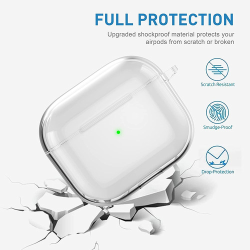 Imagen 4 de 10 de Funda Para AirPods 3rd Gen Transparente
