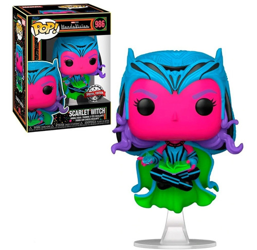 Funko Pop Marvel Black Light Scarlet Witch Special Edition