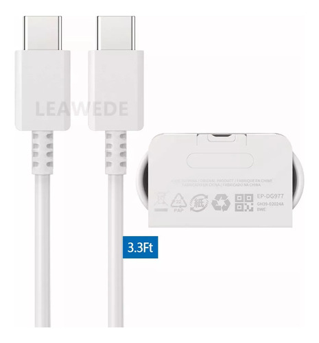Cable Cargador Tipo C A C Para Samsung De 25w / S20 S21