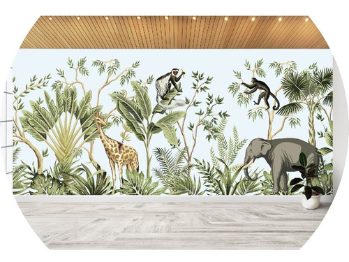 Vinilos Decorativos Mural Adhesivo Empapelado Selva Tropical