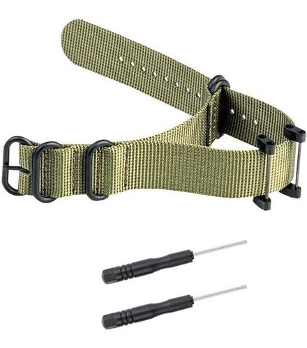 Malla De Nylon Y Hebilla De Metal Suunto Core Verde Militar