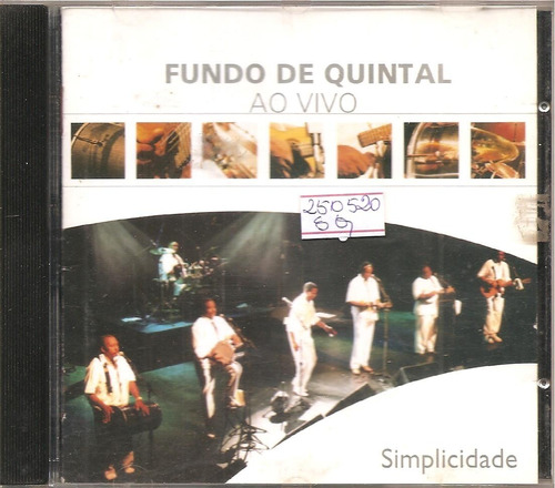 Cd Fundo De Quintal - Simplicidade (ao Vivo)