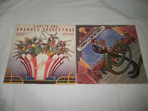 Lp Vinil - A Volta Das Grandes Orquestras - Volume 1 E 2