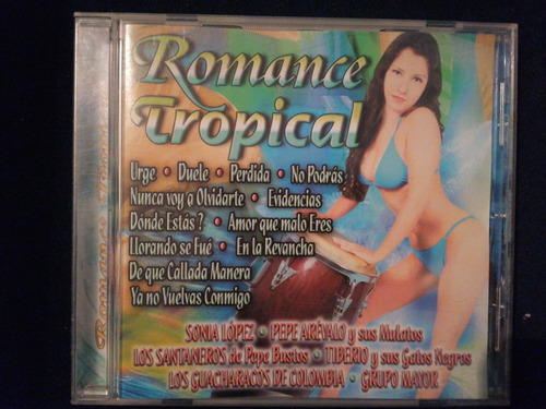 Romance Tropical Cd Varios Discos Continental 2002 Romantico