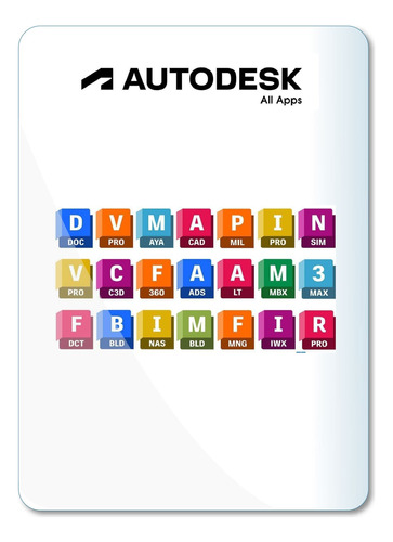 Autodesk Suscripción Por 1 Año (47 Aplicaciones)