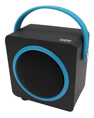 Caixa De Som Bluetooth 10w Oex Color Box Sk404 -  Azul
