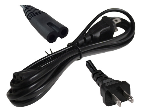 Cable Corriente Bifasico Cargador Laptop