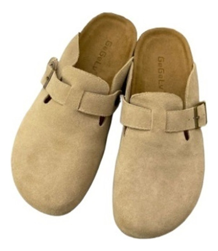 Zapatos Birkenstock De Piel De Vaca Para Mujer, Suela Gruesa