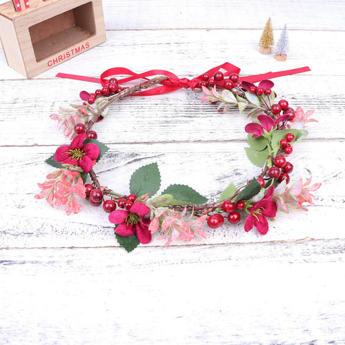 Minkissy Diadema De Flores Con Flores Para El Pelo, Guirnald