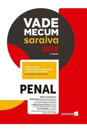 Vade Mecum Saraiva 2018  Penal 