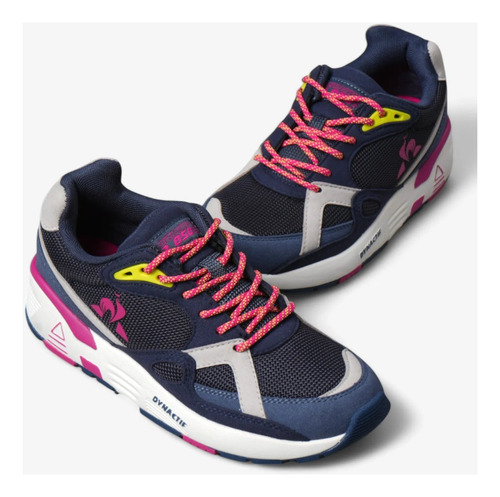 Zapatillas Le Coq Sportif Lcs R850 Action Negro Azul Bordo