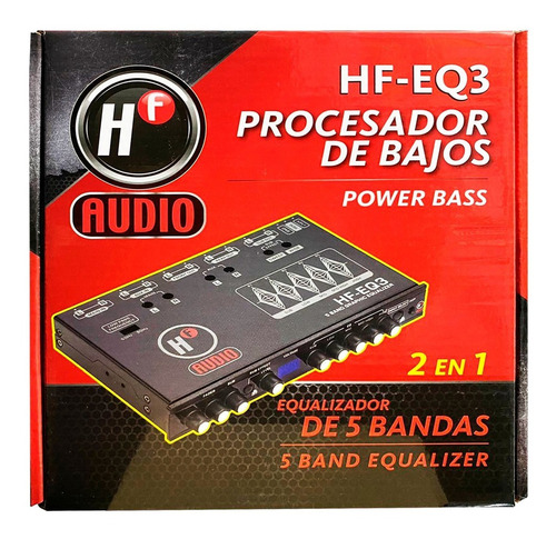 Ecualizador Paramétrico 5 Bandas Y Epicentro Hf Audio Hfeq3