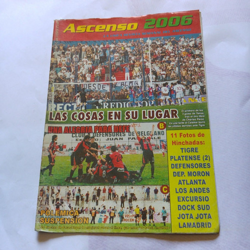 Revista Ascenso 2006 518 Defensores De Belgrano 