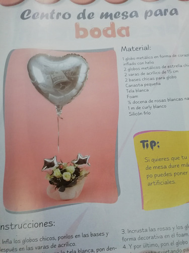 Revista Globos Centro De Mesa Num 13 (Usado)