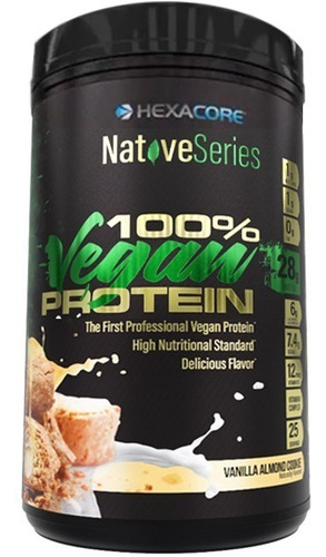 100% Vegan Protein Proteina Vegana 2 Libras 25 Servicios.