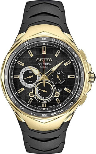 Coutura Sgp Solar Chrono Para Hombre, Negro -, Cronógrafo