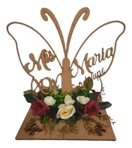 Comprar 25 Centros Mesa Xv Años Mariposa + Cake Topper Gratis