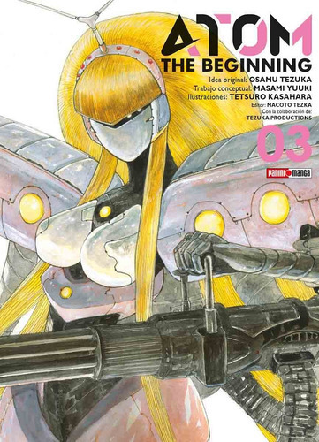 Panini Manga Atom The Beginning N.3, De Tetsuro Kasahara., Vol. 3. Editorial Panini, Tapa Blanda En Español, 2019