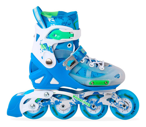 Patines En Linea Semiprofesionales Ajustables Cougar