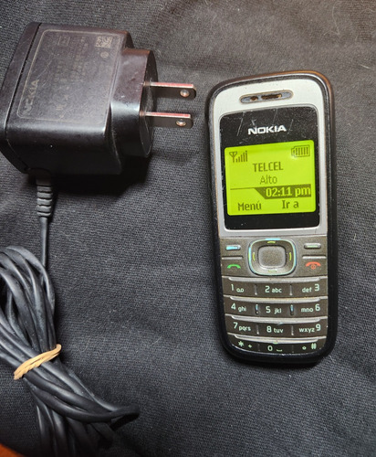 Nokia 1200 Lamparita Señal Con Chip Recientes Telcel Funcionando, Con Cargador, Retro, Vintage, 1208