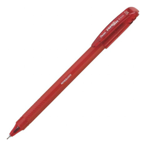 Bolígrafo Energel Makkuro Red Pentel de 0,5 mm
