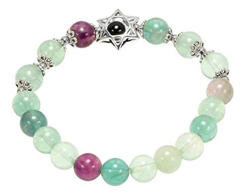 Nupuyai Pulsera Unisex Con Cuentas De Piedras Preciosas De E